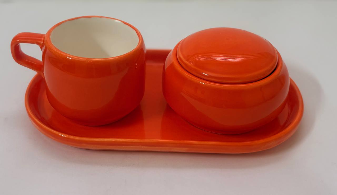 ست چایخوری نارنجی